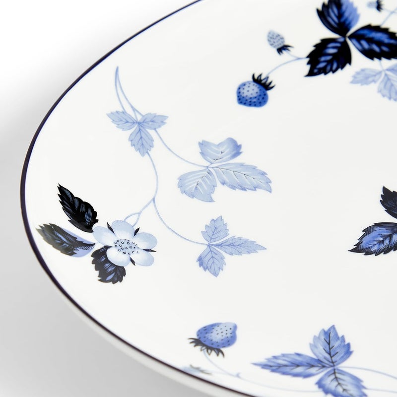 Wedgwood Wedgwood Wild Strawberry Inky Blue Oval Serving Plate 117in  - Image 4