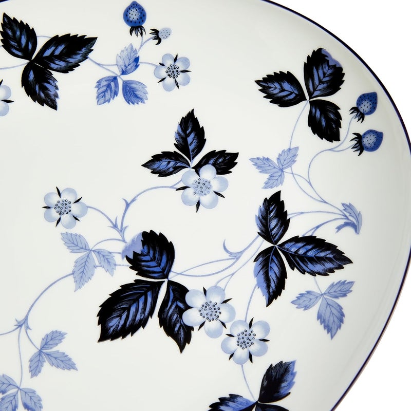 Wedgwood Wedgwood Wild Strawberry Inky Blue Oval Serving Plate 117in  - Image 3