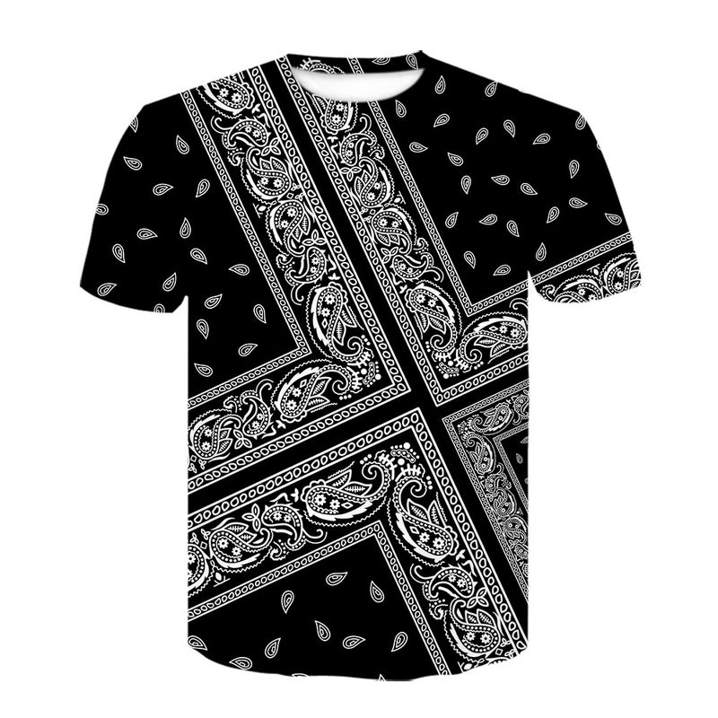 2023 Vortex Vertigo Science Fiction 3D Printing Men'S Short Sleeve T-Shirt Pattern - Image 1