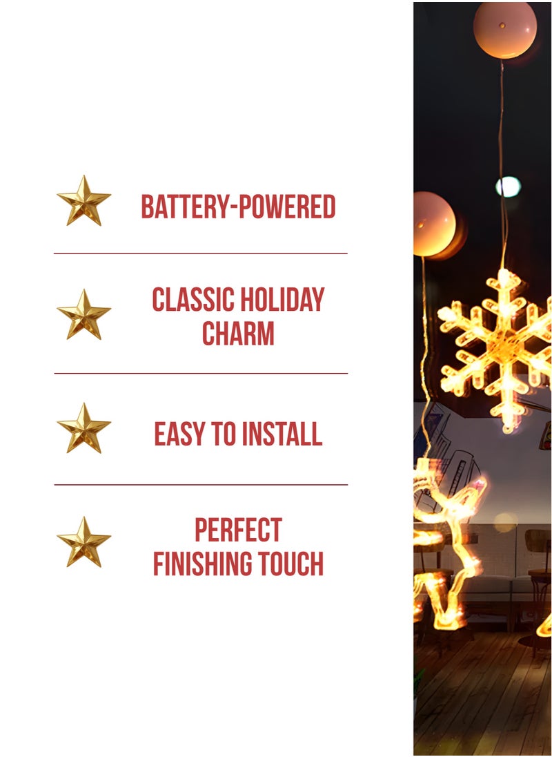ZAFAA HOME Heart-Shaped LED Hanging Light – 16cm x 16.5 cm Warm White Glow Romantic Decorative Light for Bedrooms, Weddings, Valentine’s Day, and Festive Occasions  - Image 4