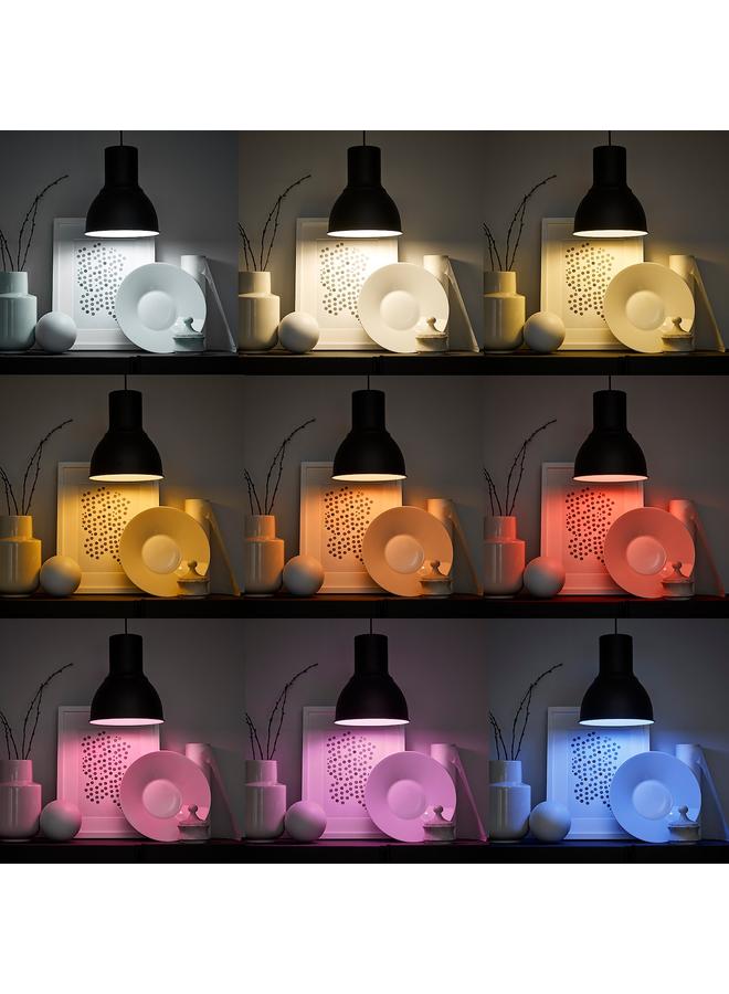 LED bulb E27 806 lumen, smart wireless dimmable/colour and white spectrum globe  - Image 2