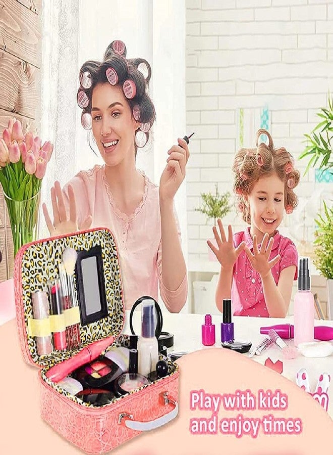REXOTEX Cosmetic Suitcase Makeup Bag Stone Pattern, Travel Makeup Bag for Female, Korean Style Beauty Accessories Storage Box, Makeup Organizer Case - Image 5