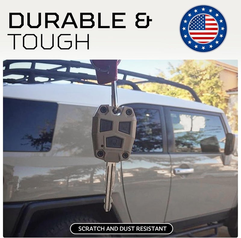 AJT DESIGN مفتاح سيارة من البلاستيك ABS لطراز FJ Cruiser (2008-2014) - Image 4