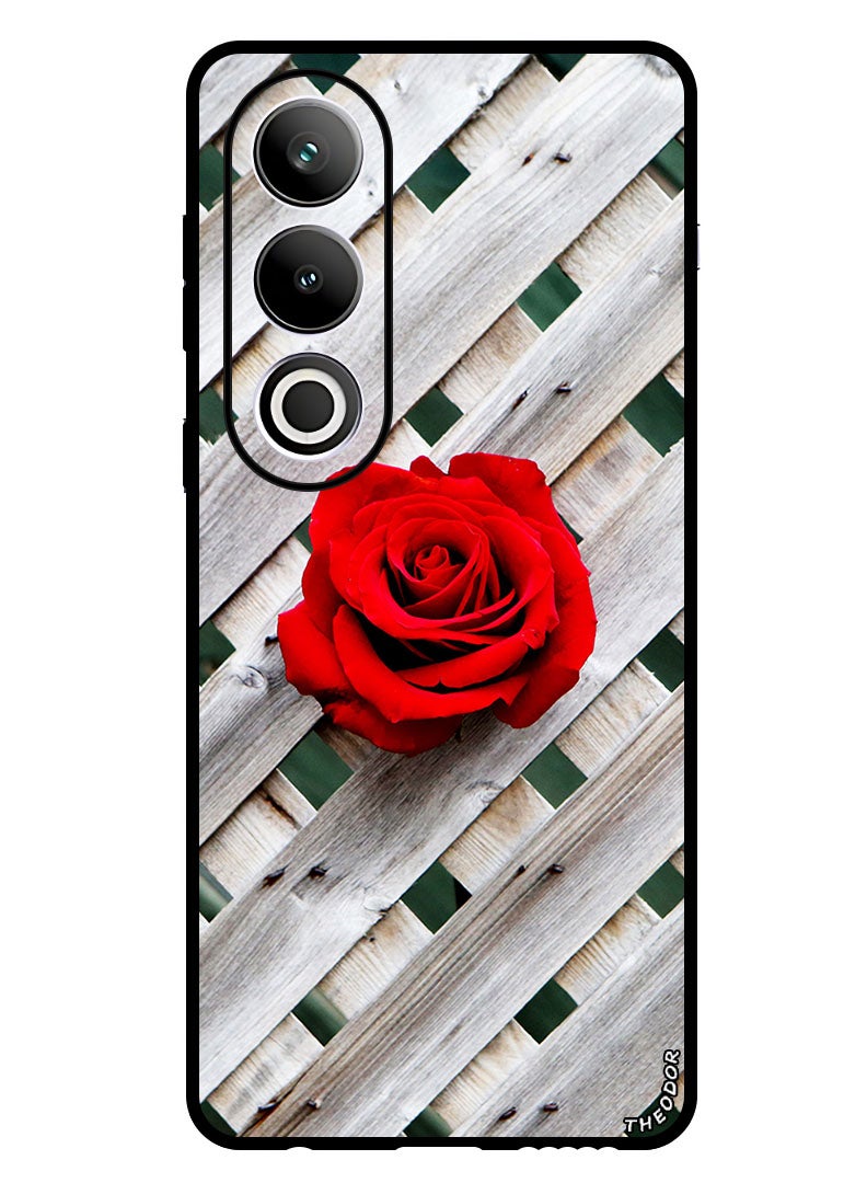 Theodor Protective Case Anti Scratch Shock Proof Bumper Cover For OnePlus Ace 3V rose_fence_wall - Image 1