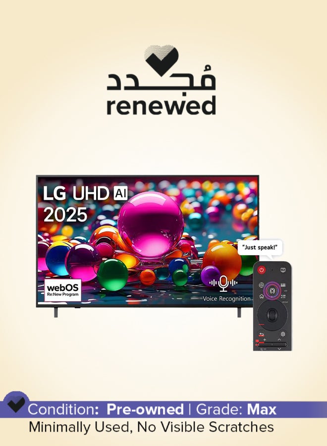 LG Renewed - 65 inch LG UHD AI UA8500 4K Smart TV 65UA85006LA-AMAE Black - Image 1