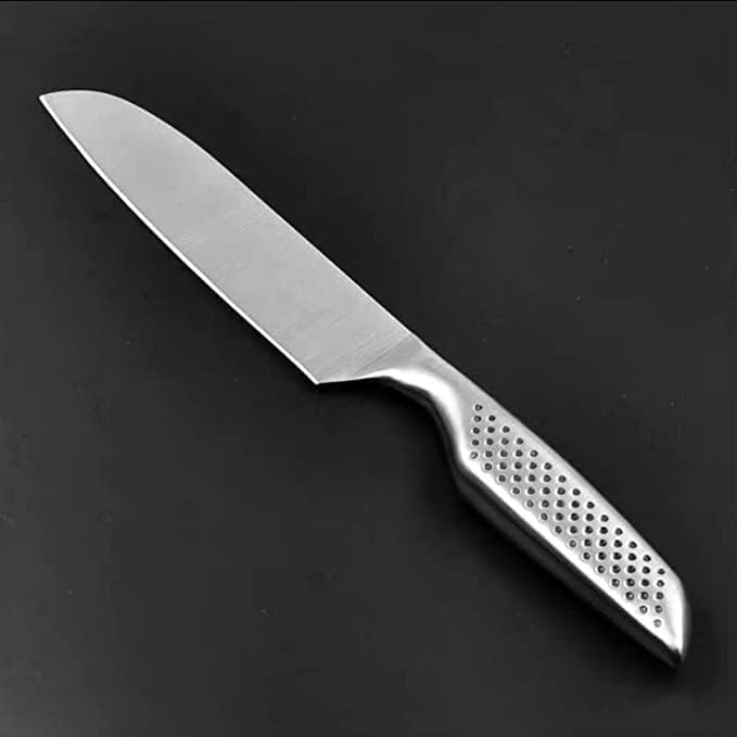 Capmora Premium Stainless Steel Kitchen Knife Set Chefs Knife Butcher Knife Sharp NonStick Soft Handles Cutting Meat Heavy Duty Blade Butcher Meat Knife DA Small - Image 1