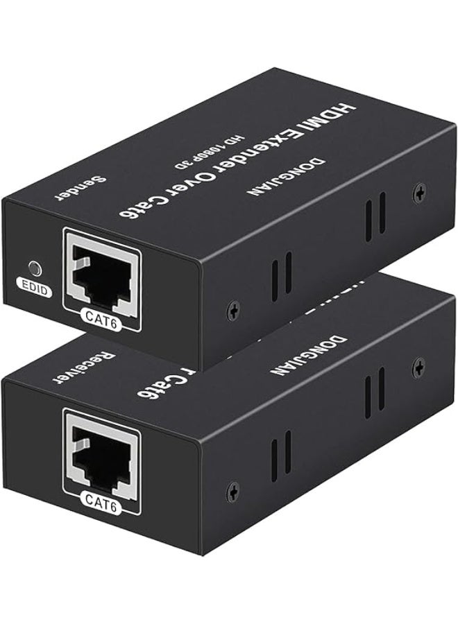 موسع إشارة HDMI بدقة 4K بمدى يصل إلى 60 مترًا عبر كابلات Cat5/Cat6 - نقل إشارة لمسافات طويلة بأداء مستقر موسع إشارة HDMI إلى إيثرنت عالي الجودة يدعم دقة 1080P بشكل موثوق ويوفر اتصالاً مرنًا بالشبكة - Image 5