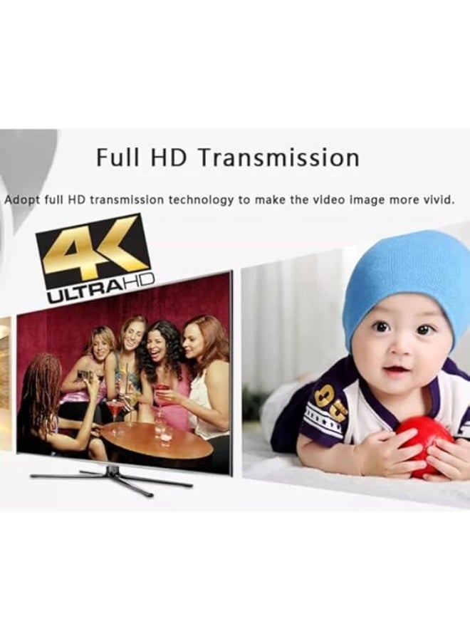 موسع إشارة HDMI بدقة 4K بمدى يصل إلى 60 مترًا عبر كابلات Cat5/Cat6 - نقل إشارة لمسافات طويلة بأداء مستقر موسع إشارة HDMI إلى إيثرنت عالي الجودة يدعم دقة 1080P بشكل موثوق ويوفر اتصالاً مرنًا بالشبكة - Image 2