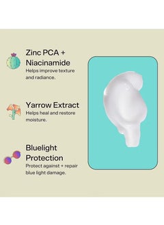 Bubble Skincare Level Up Balancing Face Moisturizer - Hydrating Gel Moisturizer Formulated with Zinc PCA + Niacinamide for Improved Texture & Radiance - Skin Care for Oily or Combination Skin (50ml)  - Image 4