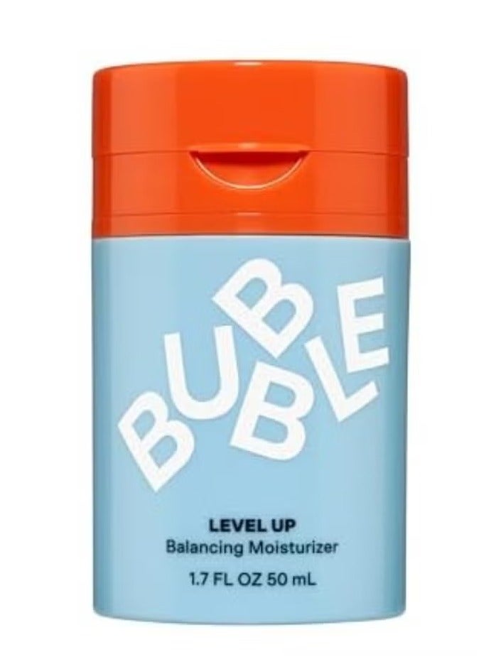 Bubble Skincare Level Up Balancing Face Moisturizer - Hydrating Gel Moisturizer Formulated with Zinc PCA + Niacinamide for Improved Texture & Radiance - Skin Care for Oily or Combination Skin (50ml) - Image 1
