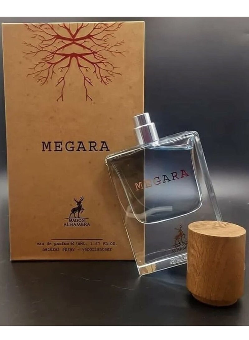 ميزون الهمبرا عطر ميجارا أو دو برفيوم من ميزون الهمبرا للرجال - 50 مل ( مستوحى من عطر ميجامير ) - Image 3