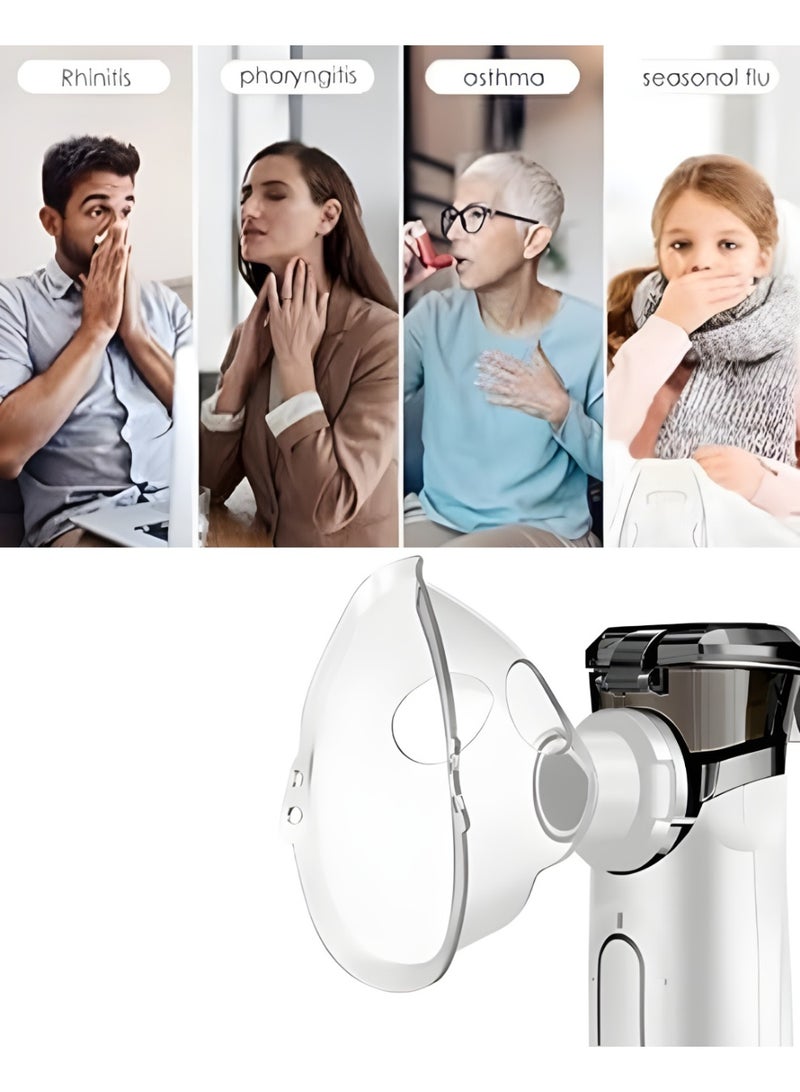 AMCARE Portable Mesh Nebulizer is your Ideal Companion for Respiratory Health. Advanced Mesh Technology Provides Highly Effective and Precise Targeting for the Treatment and Prevention of Respiratory Infections. - Image 4