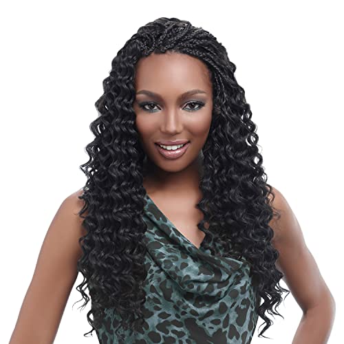 Harlem 125 Synthetic Hair Braids Kima Braid Ripple Deep 20" (4-Pack, 27) - Image 1