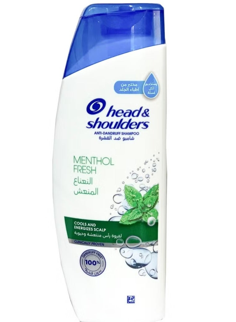 شامبو هيد آند شولدرز ضد القشرة بالنعناع المنعش - 200 مل