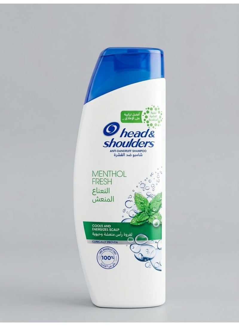 Head & Shoulders Menthol Refreshing Mint Anti-Dandruff Shampoo - 200 Ml - Image 1