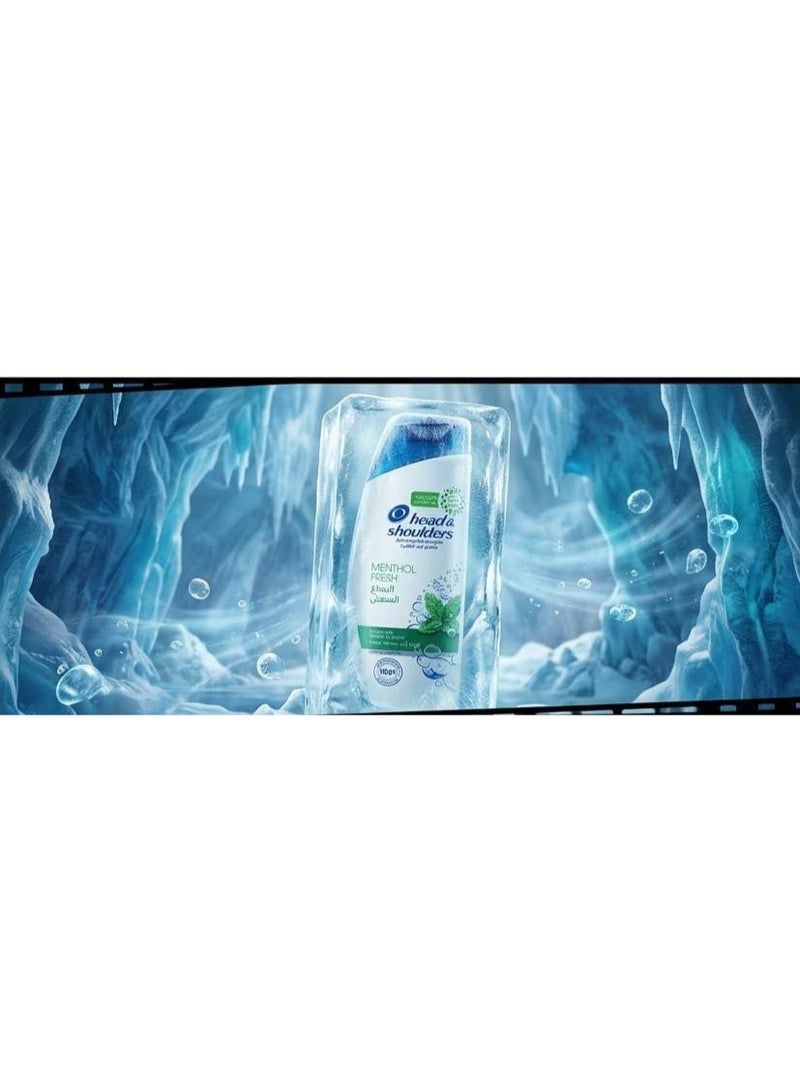 Head & Shoulders Menthol Refreshing Mint Anti-Dandruff Shampoo - 200 Ml - Image 5
