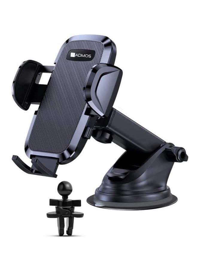 ADMOS AM301 2 in 1 Multi Stand Car Mobile Holder Fits On Dashboard Windshield AC Vent Suction Cup Phone Holder - Image 4