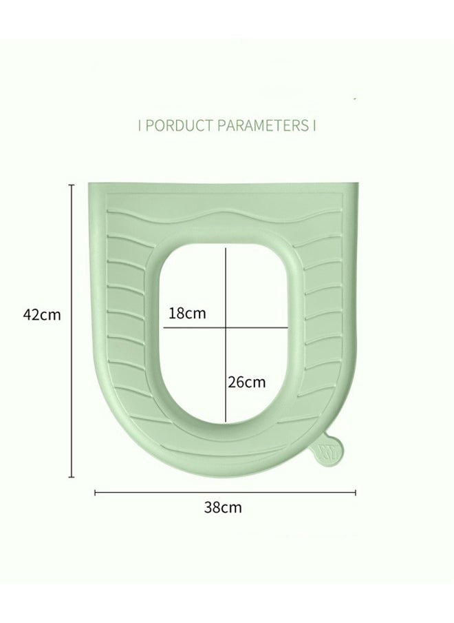 Set of 3 Washable Waterproof Toilet Seat Cover