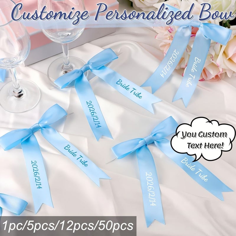 1Pc Red Customized Wine Cup Bow Ties With Built In Tie Design For Wedding Champagne Party Festival Decoration And Gift Packaging - Image 2
