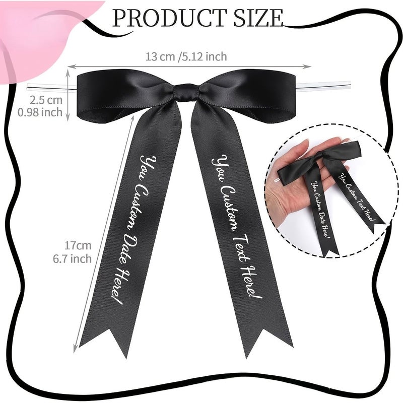 1Pc Red Customized Wine Cup Bow Ties With Built In Tie Design For Wedding Champagne Party Festival Decoration And Gift Packaging - Image 3