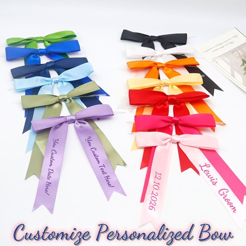 1Pc Red Customized Wine Cup Bow Ties With Built In Tie Design For Wedding Champagne Party Festival Decoration And Gift Packaging - Image 5