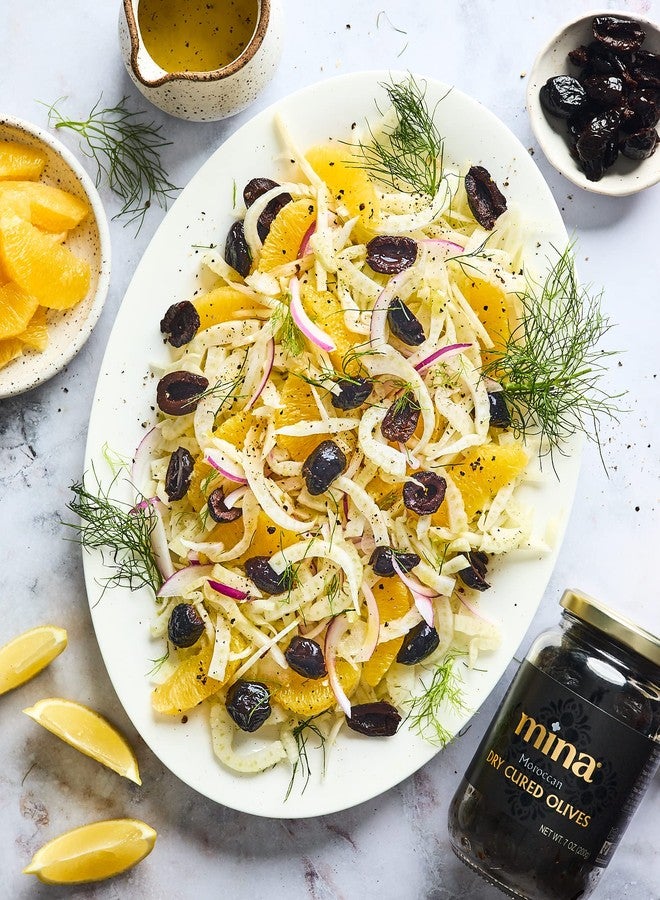 Mina Dry Cured Black Olives, 7 oz - Moroccan Olive Oil Cured Olives, Premium Handpicked and Naturally Cured Dried Olives, Non GMO, Gluten Free, Low Carb, Vegan, Great Paleo Keto Snacks - Image 5