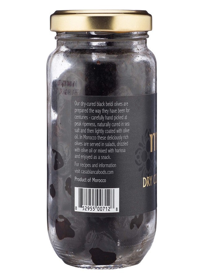 Mina Dry Cured Black Olives, 7 oz - Moroccan Olive Oil Cured Olives, Premium Handpicked and Naturally Cured Dried Olives, Non GMO, Gluten Free, Low Carb, Vegan, Great Paleo Keto Snacks - Image 3
