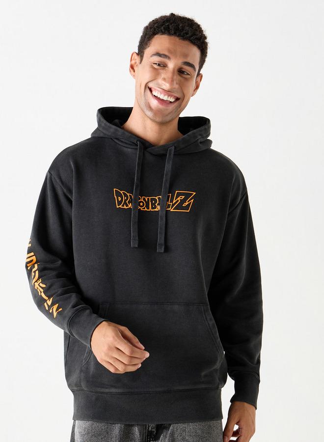 اس بي كاركترز هودي بطبعات دراغون بول زد مع جيب كنغر - Image 3