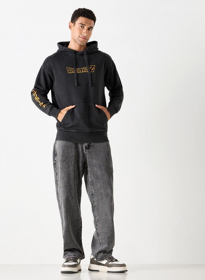 اس بي كاركترز هودي بطبعات دراغون بول زد مع جيب كنغر - Image 2