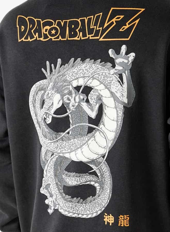 اس بي كاركترز هودي بطبعات دراغون بول زد مع جيب كنغر - Image 4