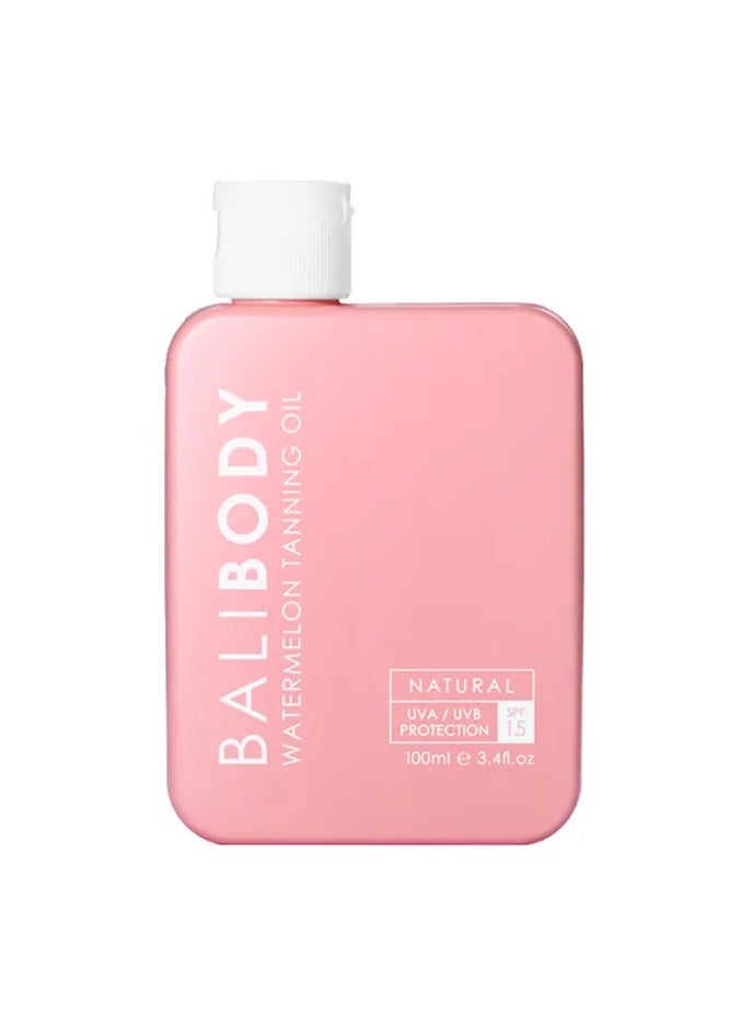 بالي بودي زيت التسمير بالبطيخ بعامل حماية من الشمس 100مل - Image 1