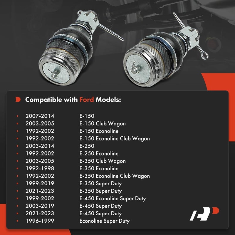 A-Premium Control Arm Ball Joint Kit for Ford E-Series - Image 2