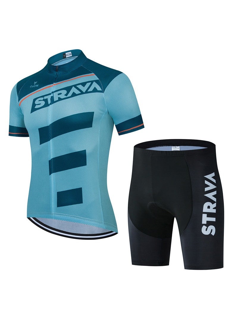 KUYING GR New Summer Outdoor Sunscreen Moisture Absorption Quick Drying Bicycle Women's Cycling Clothing Set  - Image 1