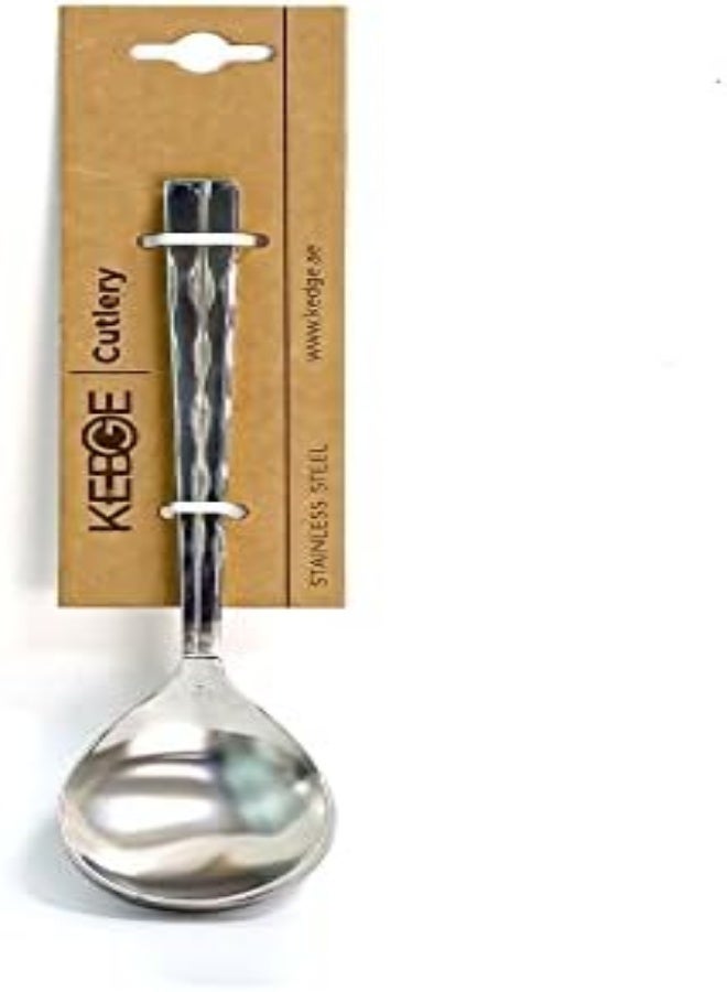 AKDC Kedge 6 Pieces Spoon Set, Stainless Steel Teaspoons Soup Soda Tea Coffee Ice Cream Dessert Spoons Stainless Steel Silver Color Stain Resistant, Cutlery Spoons For Kitchen Or Restaurant (Soup Spoon) - Image 3