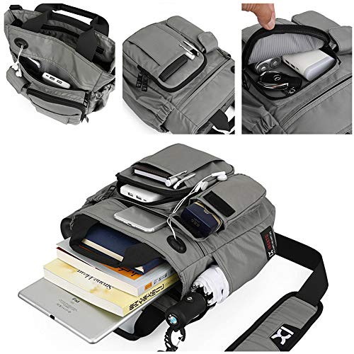 AlwaySky Crossbody Messenger Bag Business Sport Travel Multifunctional Shoulder Bag Laptop Bag Men Women - Image 4