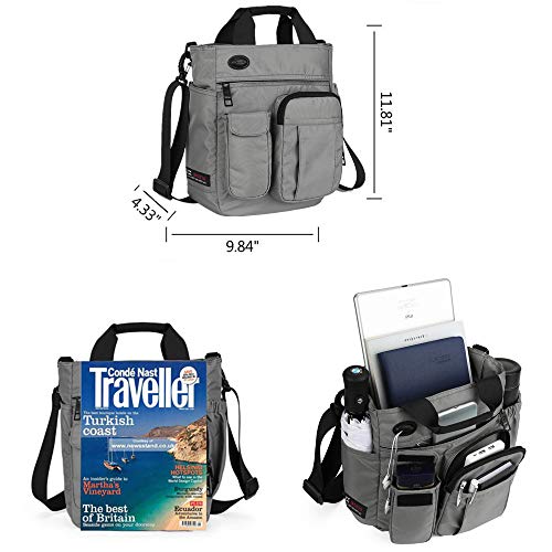 AlwaySky Crossbody Messenger Bag Business Sport Travel Multifunctional Shoulder Bag Laptop Bag Men Women - Image 3