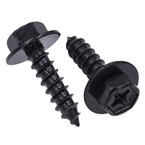 Rexka 20pcs M6.3 Front Fender Liner Daytime Run Lamp Screw Compatible with Mercedes-Benz 000000-001454 - Image 2