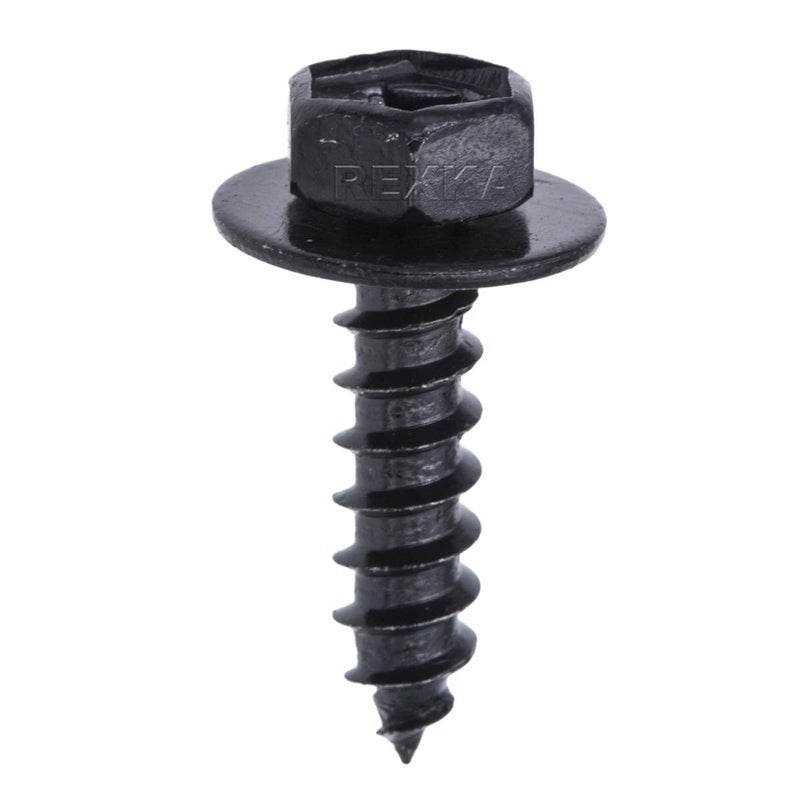 Rexka 20pcs M6.3 Front Fender Liner Daytime Run Lamp Screw Compatible with Mercedes-Benz 000000-001454 - Image 4