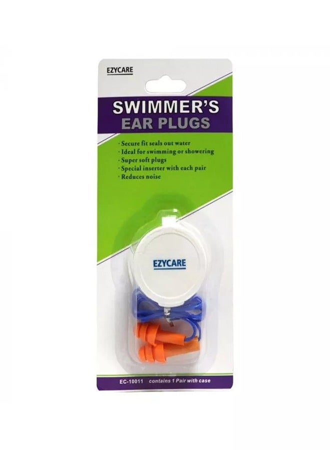 EZYCARE 10011 SWIMMERS EAR PLUG 1PAIR