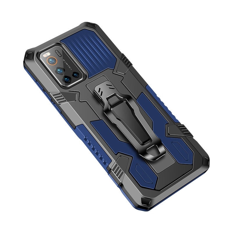 HuHa Case Cover For Vivo S1 Pro Machine Armor Warrior Shockproof PC + TPU Protective Case(Blue) - Image 2