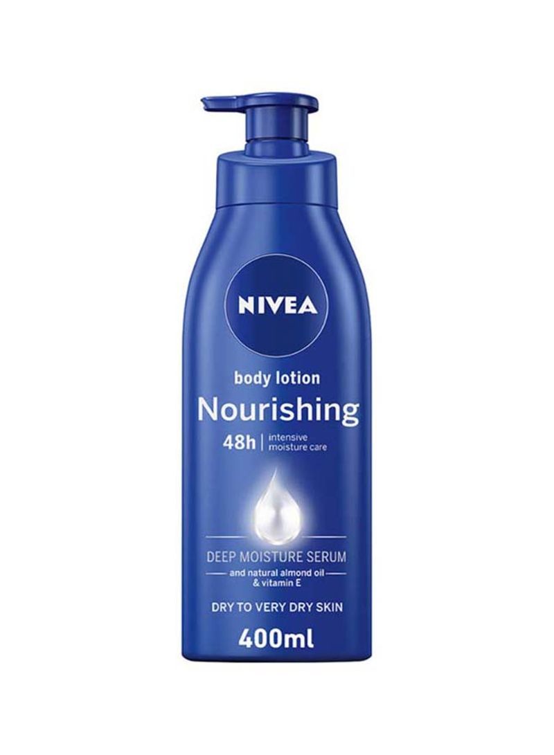 Nivea لوشن مرطب للجسم، زيت لوز وفيتامين E، للبشرة الجافة جداً