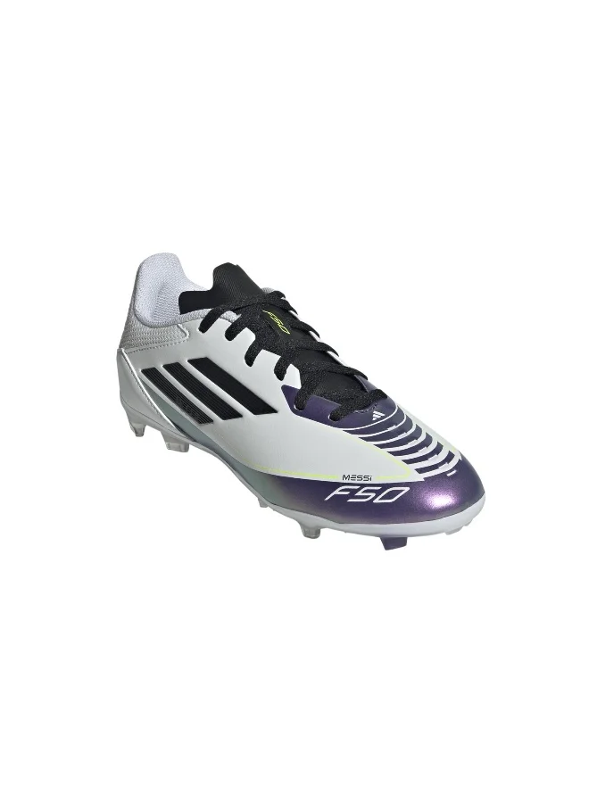 Adidas adidas F50 League Fg/Mg J Messi White Football Shoes 10K