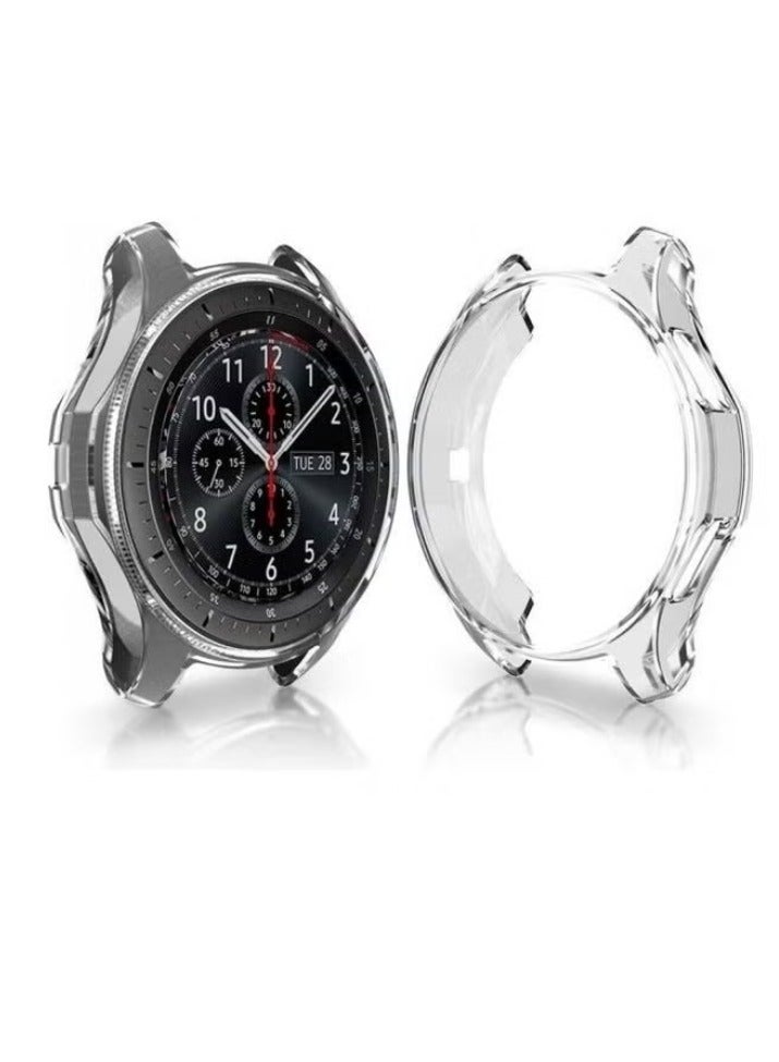 vesus Protective Shockproof Case Cover For Samsung Gear S3 Frontier/S3 Classic Watch 46mm Clear