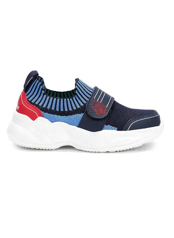 Liberty Lucy & Luke TREND-K5K Walking Shoes for Kids – Navy Blue Sports Sneakers | Elastic Slip-On Kids Shoes | Lightweight & Stylish Footwear - Image 2