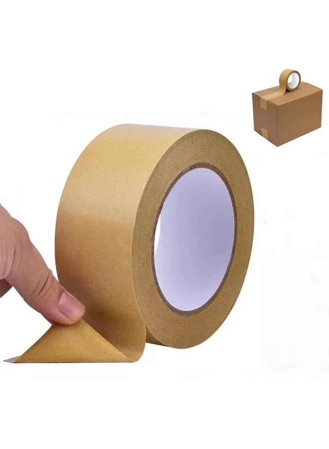 LucaSng Packing Packaging Brown Kraft Paper Gummed Tape For Maskingmovingshipping Carton Sealing Tapepicture Frame Backing Tape150Ft Length X 2 Width… - Image 1