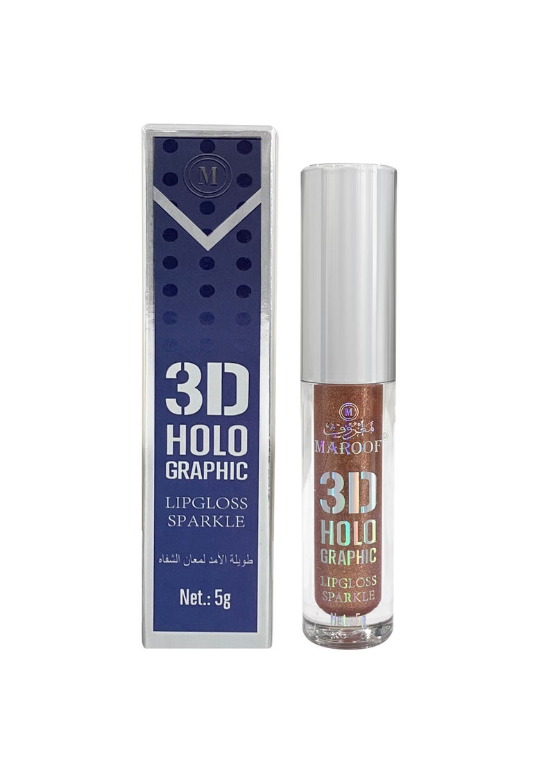 MAROOF 3D Holographic Sparkle Lipgloss 5g - Image 1