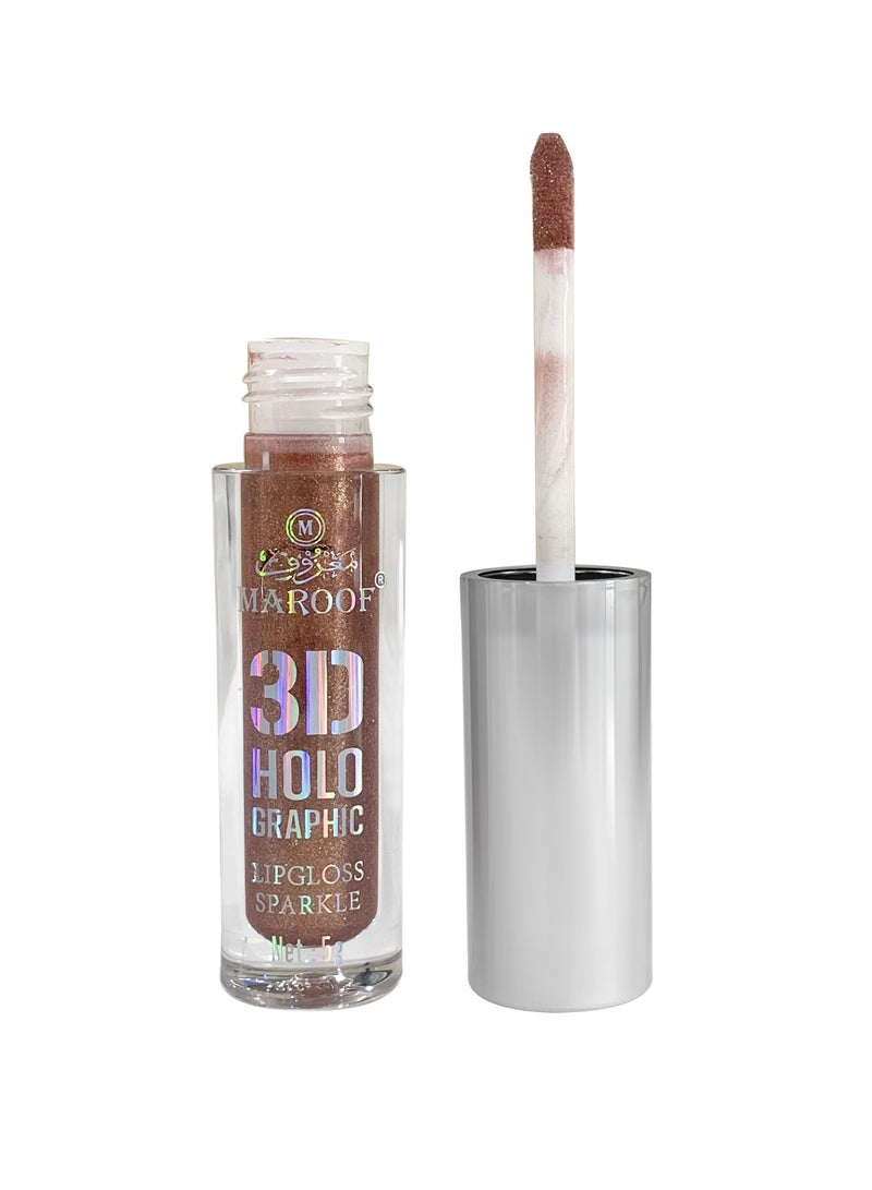 MAROOF 3D Holographic Sparkle Lipgloss 5g - Image 3