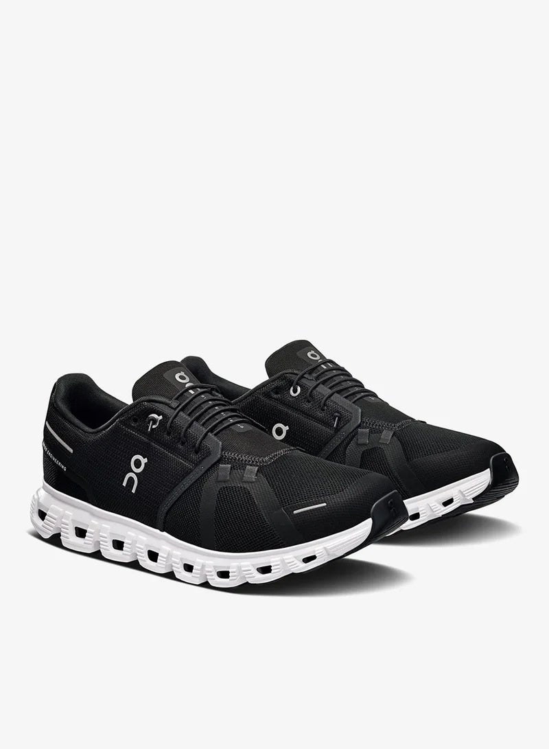 On Cloud 6 Unisex Sneakers - Black/White - Image 1