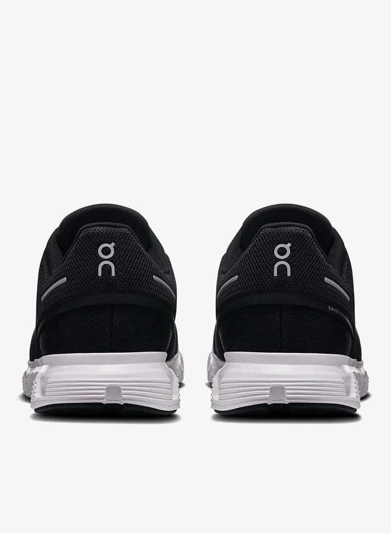 On Cloud 6 Unisex Sneakers - Black/White - Image 4