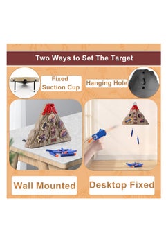 Excefore Dinosaur Shooting Toy Gun for Kids, Roaring Dinosaur Toys, Dinosaur Target with Score Record, with 10 Soft Foam Bullets, for Boys Girls  - Image 3